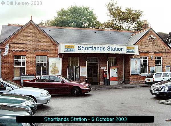 Entrance to Shortlands Station
