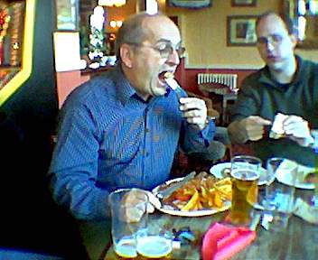 Ivor's breakfast in the pub