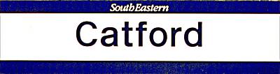 Catford Station totem