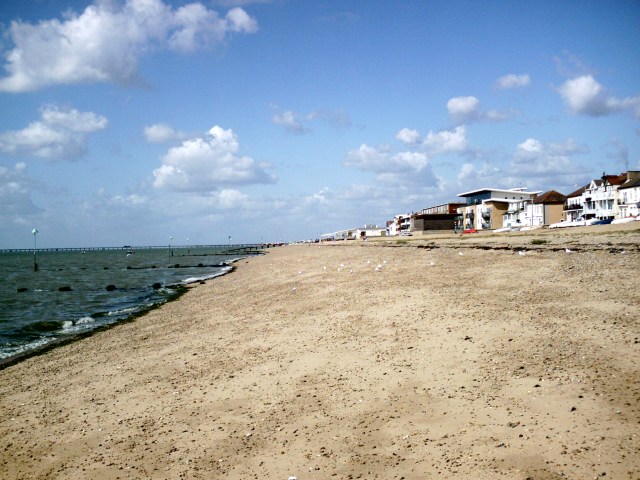 Towards Southend from Thorpe Bay