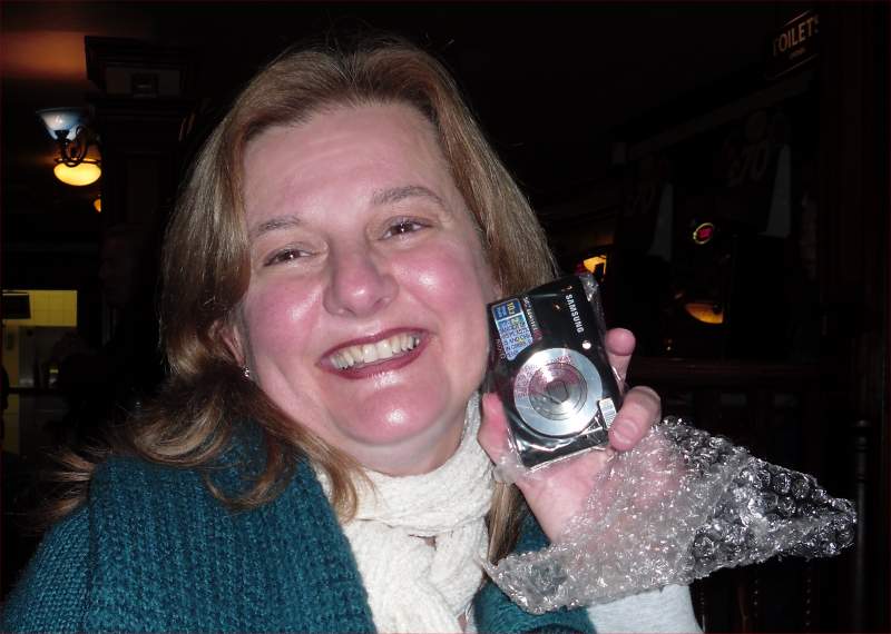 Trish and her new camera