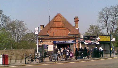 Southfields tube station