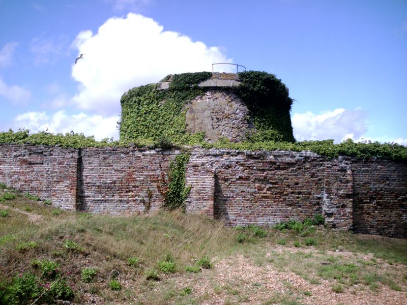 Martello Tower - seaward side facing view