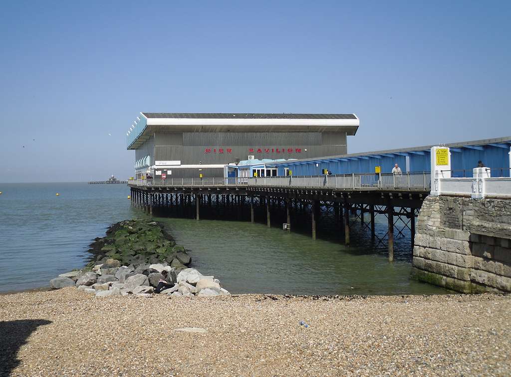 side view of Herne Bay pier