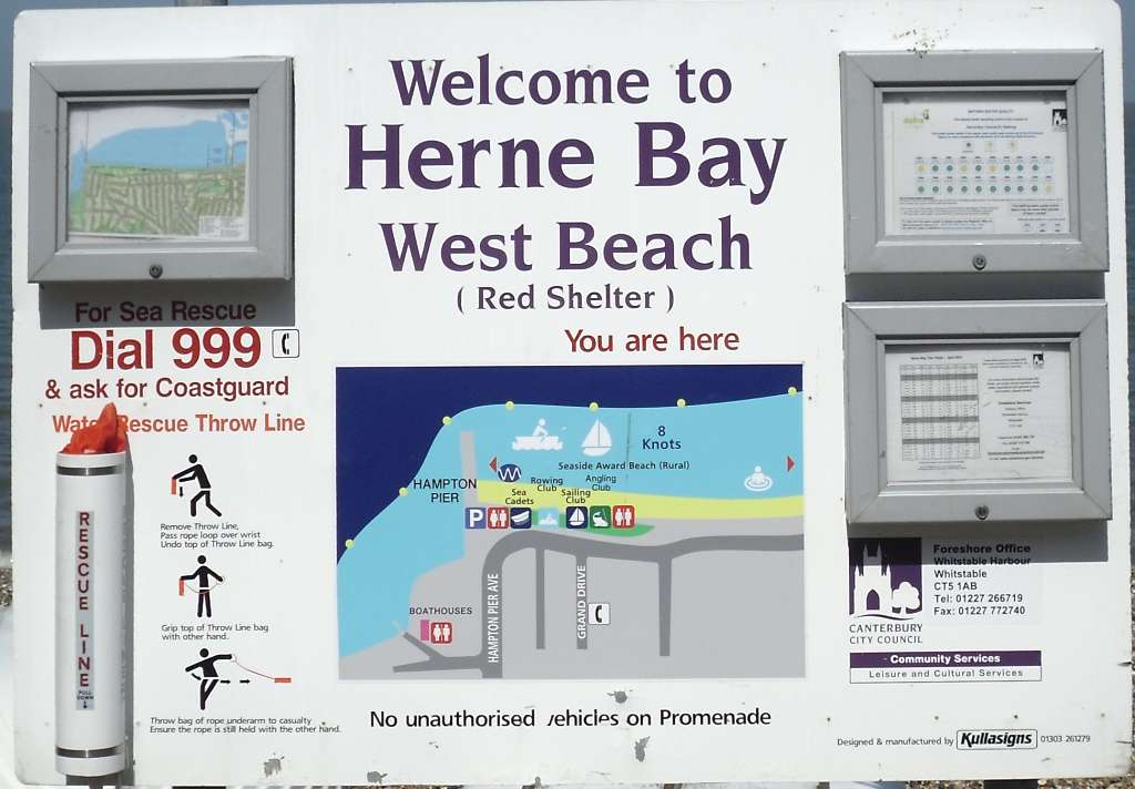 Herne Bay West beach
