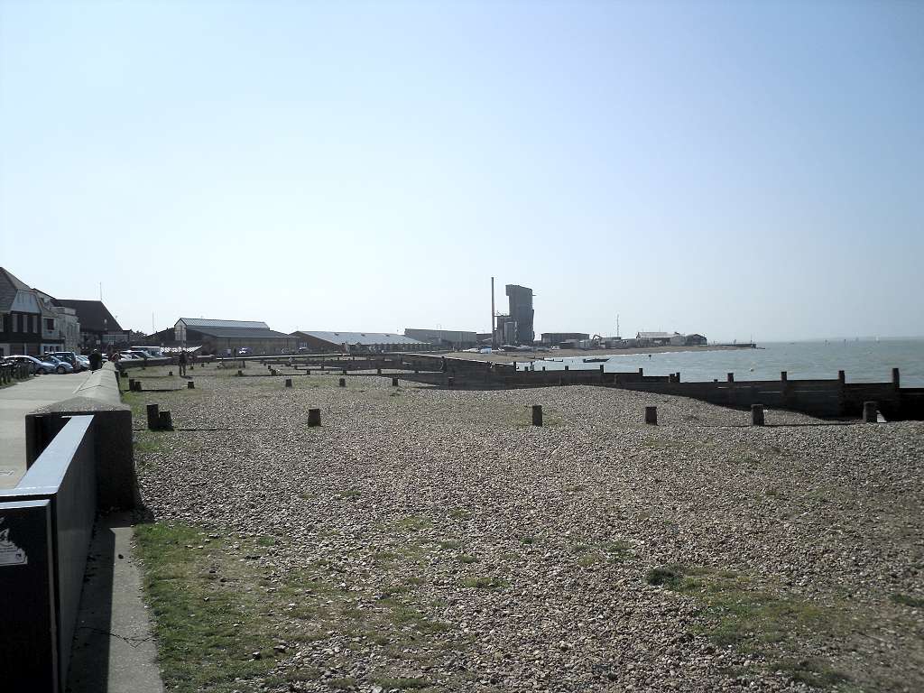 Approaching Whitstable from the west
