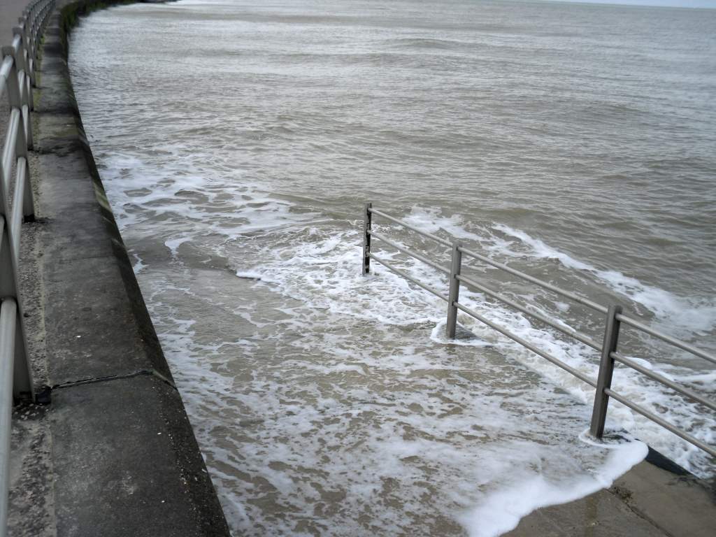 High tide at Margate