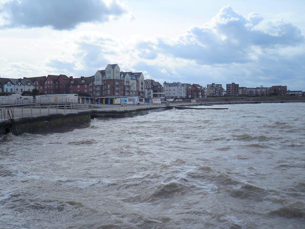 Heavy water at Westgate On Sea