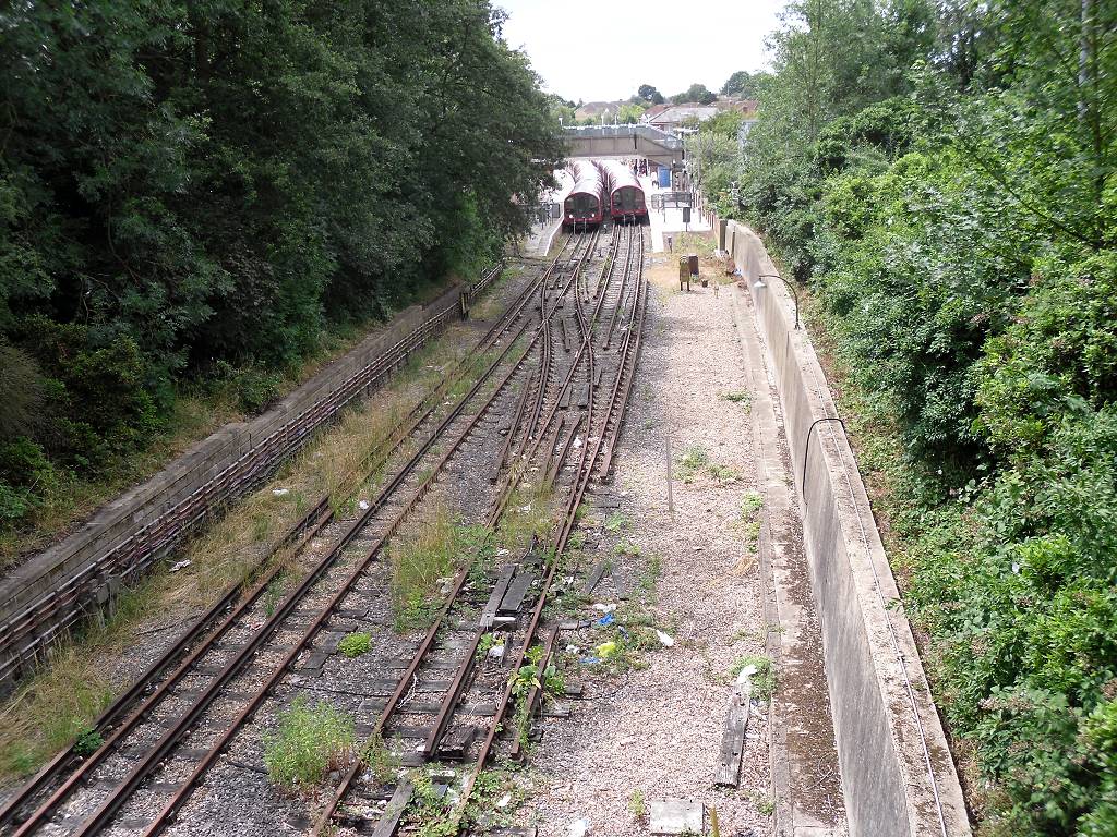 Country end of Epping station looking towards London