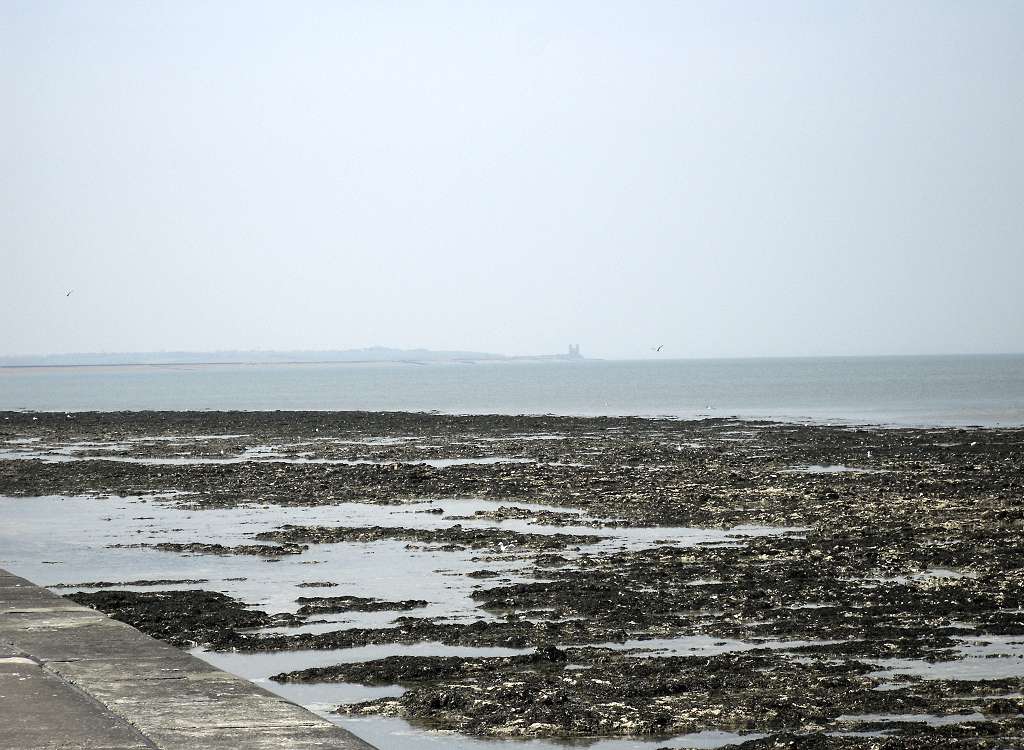 Reculver sighted in the far distance