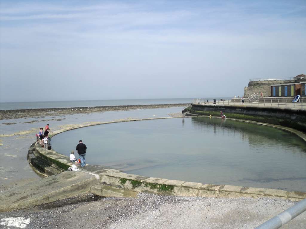 pool on Birchington Beach