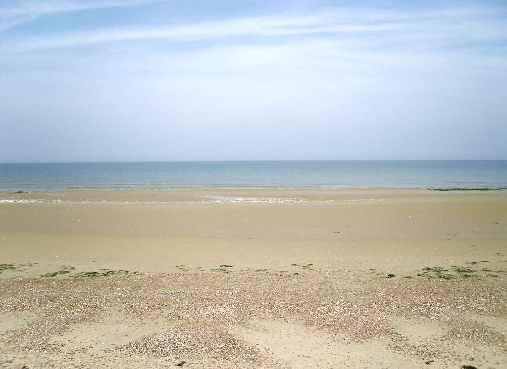 sand on Birchington Beach