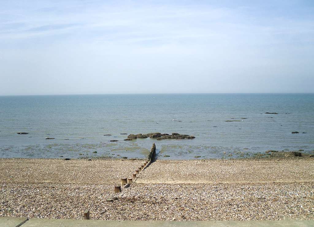 mini rocky islands to the west of Herne Bay