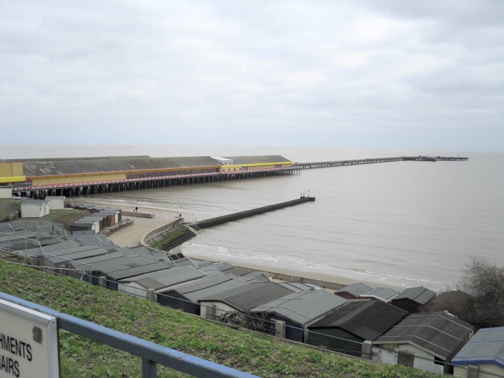 South side of Walton-On-The-Naze pier viewed from near the railway station