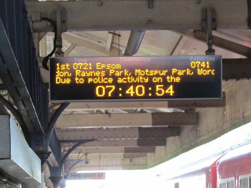 the 07:21 to Epsom