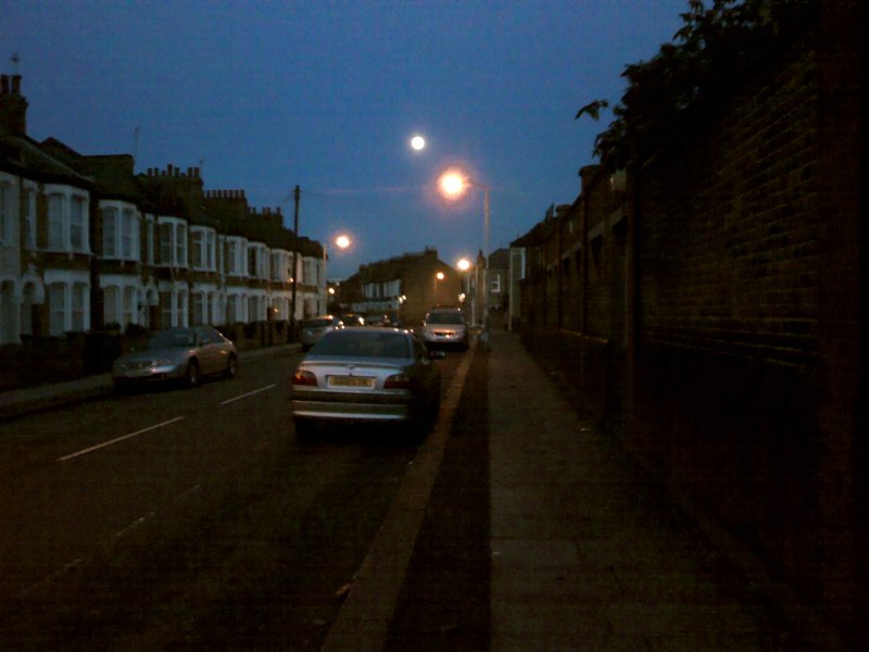Catford by moonlight