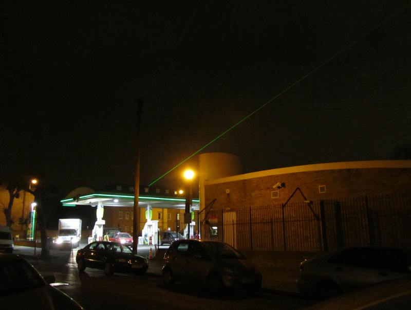 green laser from Royal Observatory, Greenwich