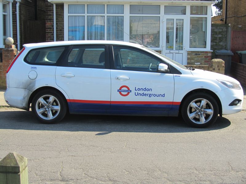 London Underground car at Whitstable