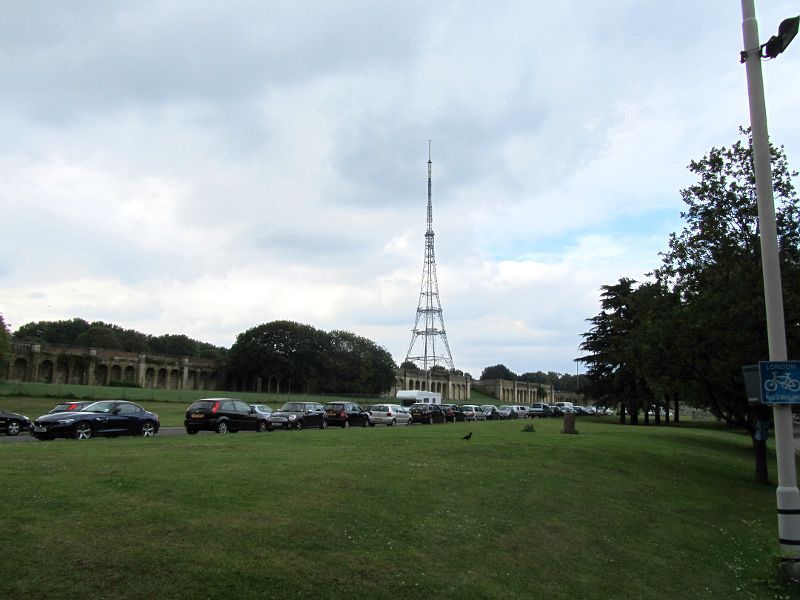The Crystal Palace TV transmitter tower