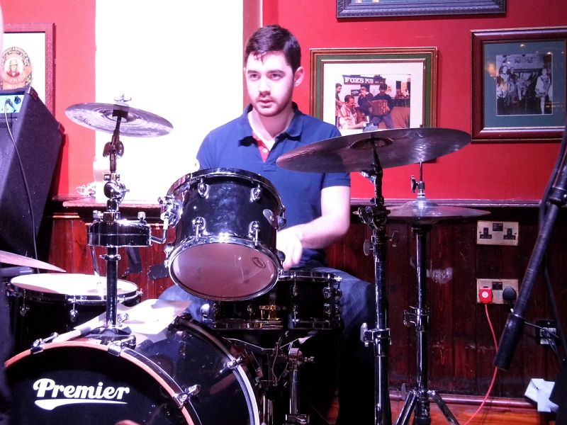 Guy Harris on drums
