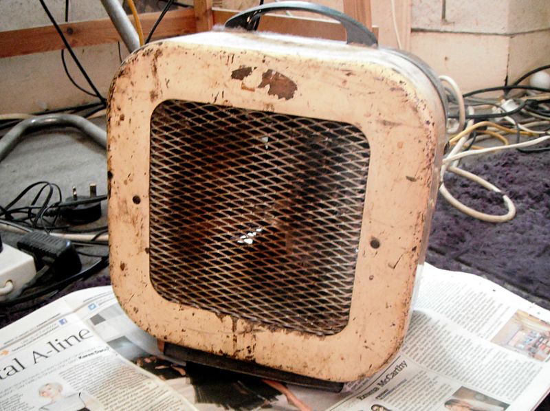 1960s vintage Ducal fan heater