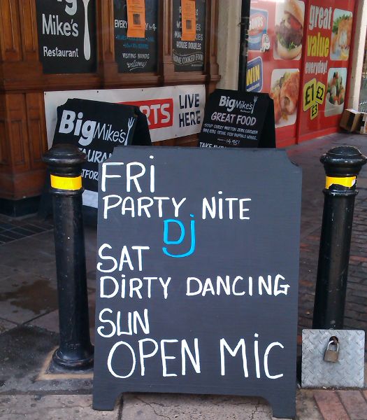 sign outside The Catford Ram - 18/04/2013