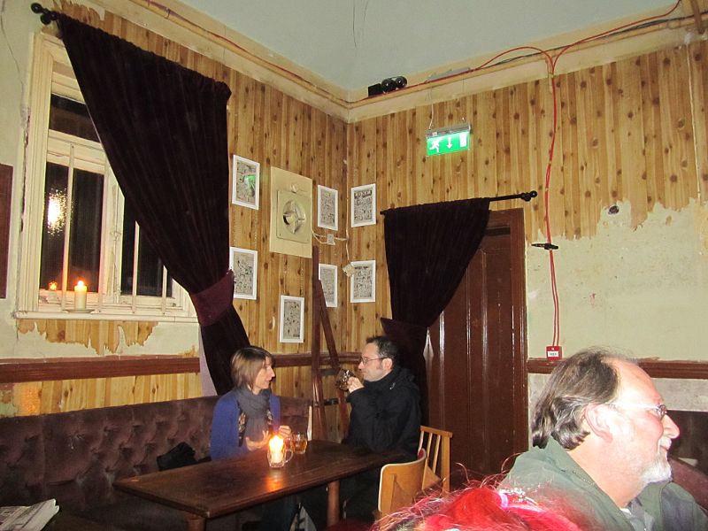 Inside the Catford Constitutional Club on the opening night - Thursday 28th November 2013