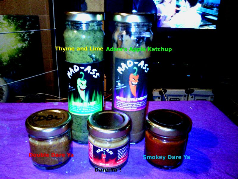 Latest chilli sauce collection from Mad-Ass