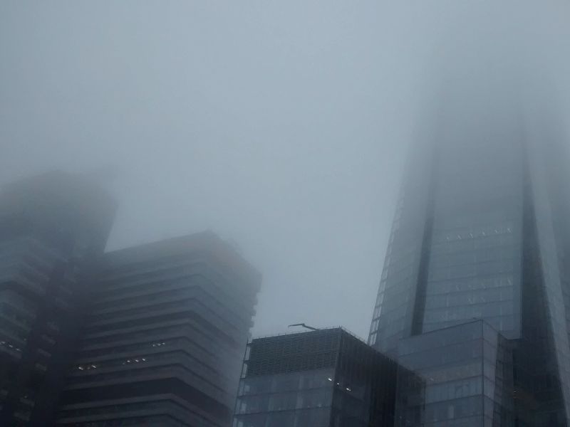 foggy London Friday 28th March 2014