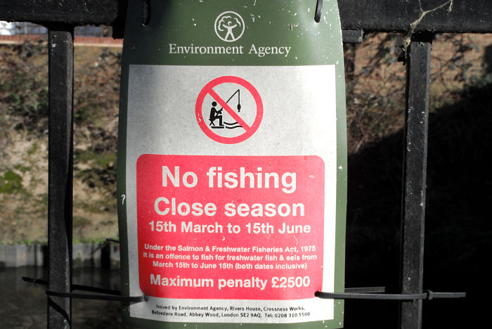 No fishing