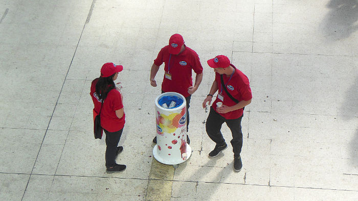 Ocean Spray at
                              Waterloo station