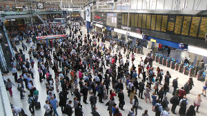 hundreds waiting for delayed
                                    trains