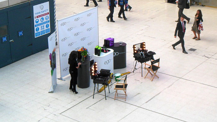 Ego at Waterloo station