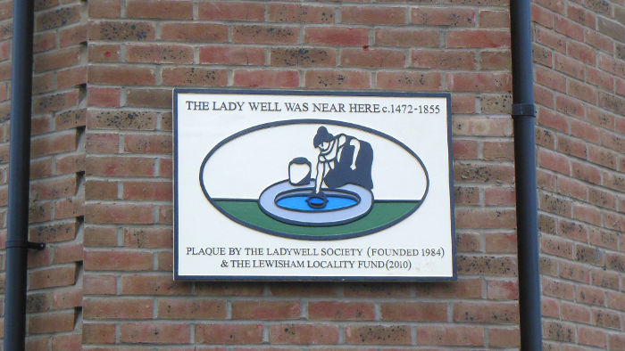 the site of the Lady Well
