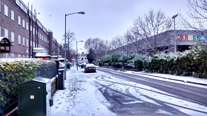 more snow in Earlsfield