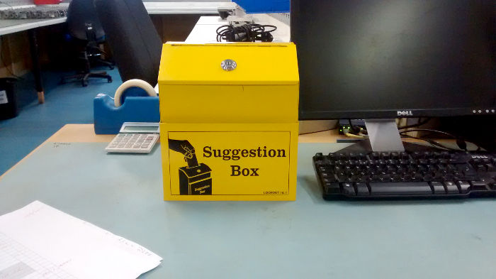 suggestion box