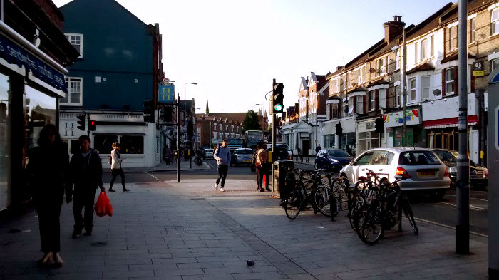 sunny morning at
                          Earlsfield