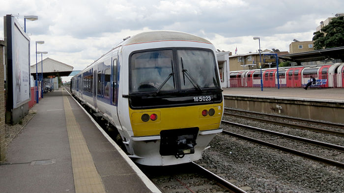 Chiltern train at
                          West Ruislip