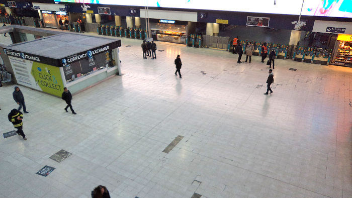 Nothing happening at Waterloo
                              station today