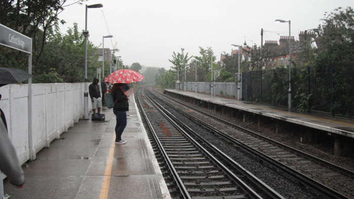 Catford Bridge
                          station at 06:32 this morning.