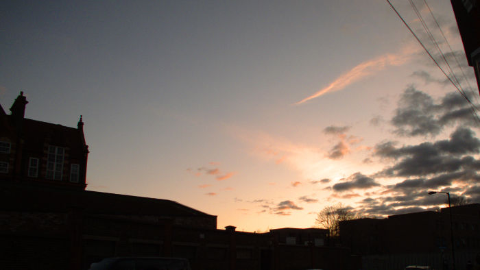 the sky at
                              5.30pm Sunday 28th Feb 2016