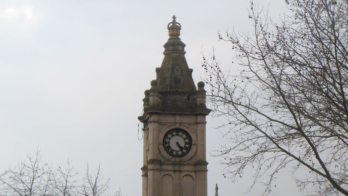 Lewisham clock
                              tower - north side