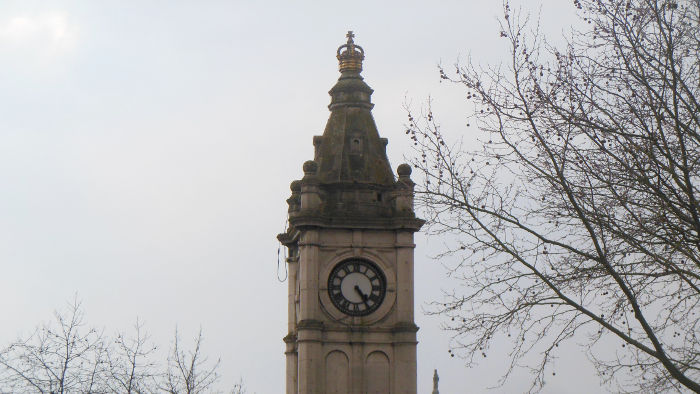 Lewisham clock
                              tower - north side