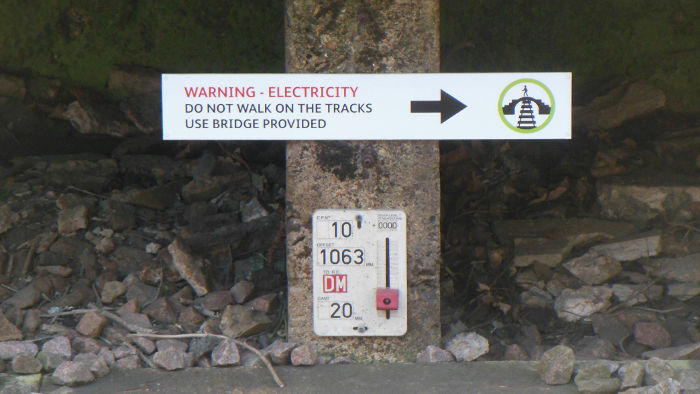new signs at Catford
                          Bridge station