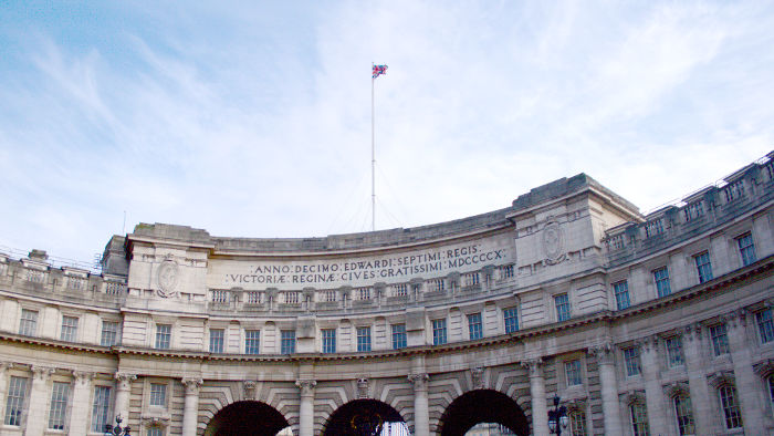 Admiralty Arch
                            from The Mall