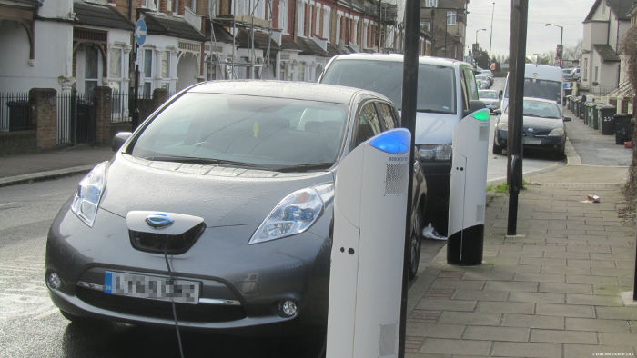 electric car
                              charging points