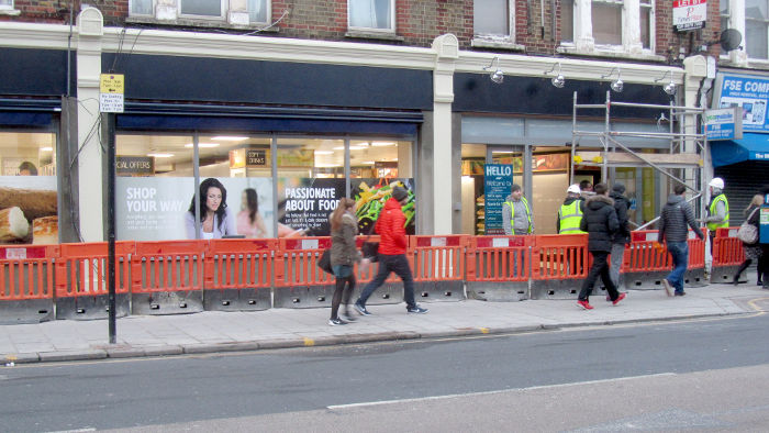 the new Tesco on
                              Garrat lane