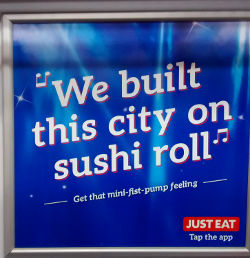 another crappy Just Eat
                  advert