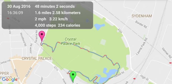 walk 2 - Crystal Palace Park