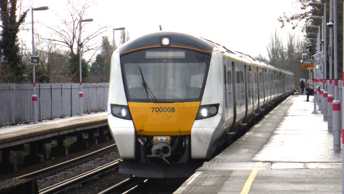 brand new class 700 Thameslink train